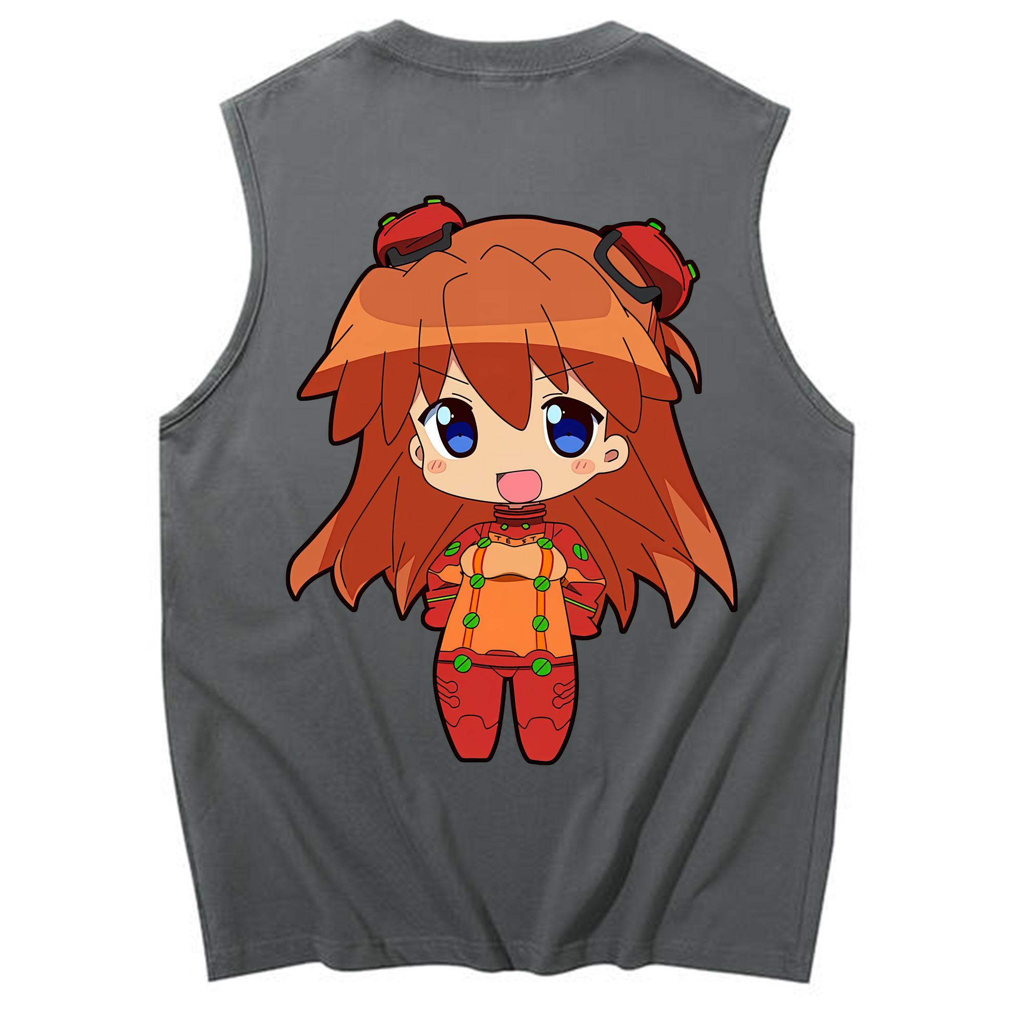 （画像用） EVA 新世紀エヴァンゲリオン コットン100％タンクトップ（背面プリント）